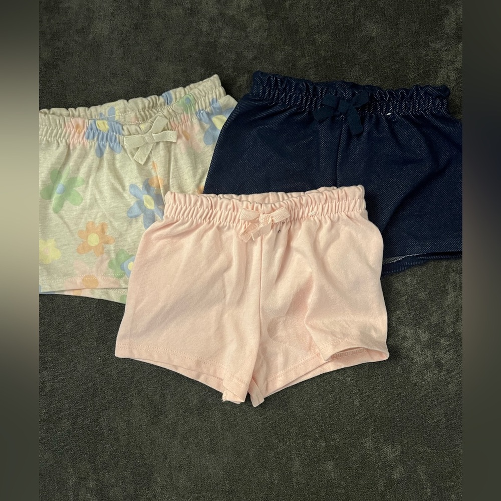 Baby girl 3 piece shorts